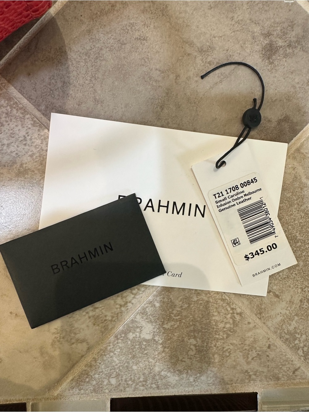 Brahmin Small Caroline Infushion Ombré Melbourne Satchel - Picture 7 of 7